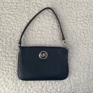 Micheal Kors Navy Blue Wristlet